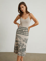 Island Vacation Knit Midi Dress