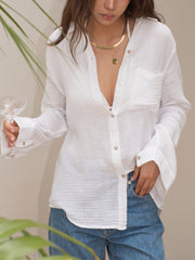 Leisure Cotton Button Down Shirt