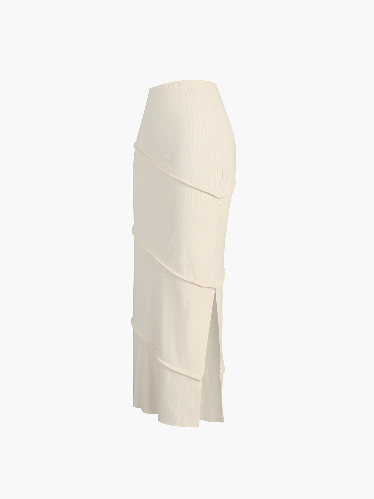 Ladder Up Cotton Rib Skirt