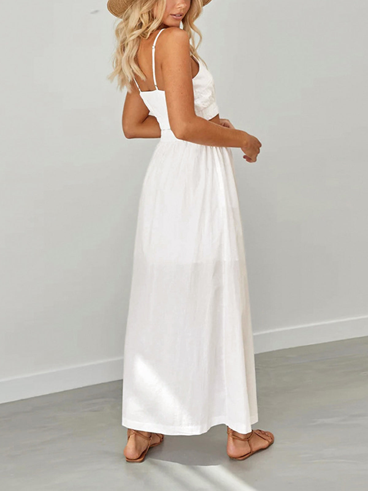 Santorini Two Piece Cotton Skirt Set