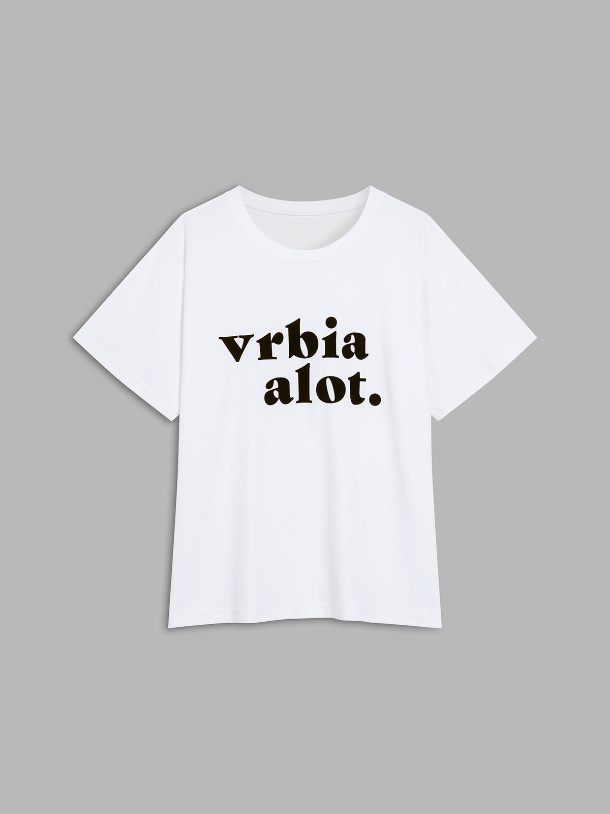 Letter Print T-Shirt