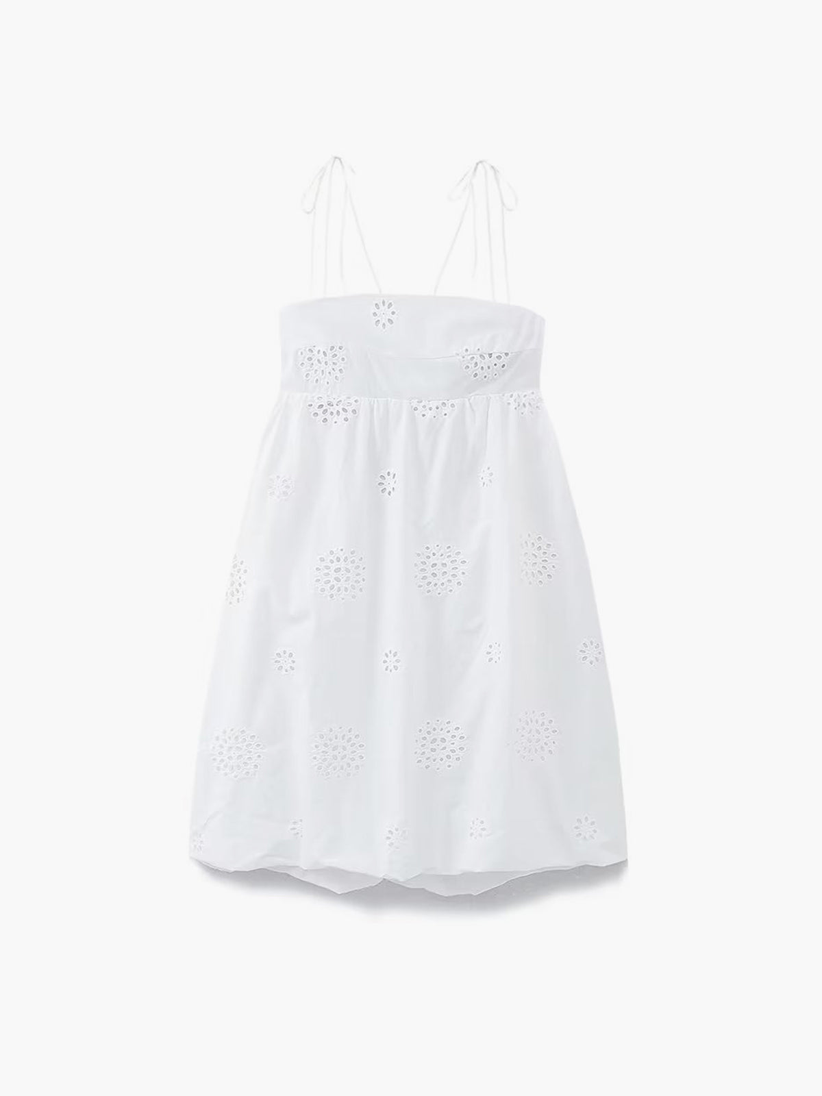 Cotton Eyelet Short Sundress