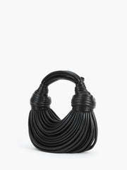 Knotted Pleat Leather Bag