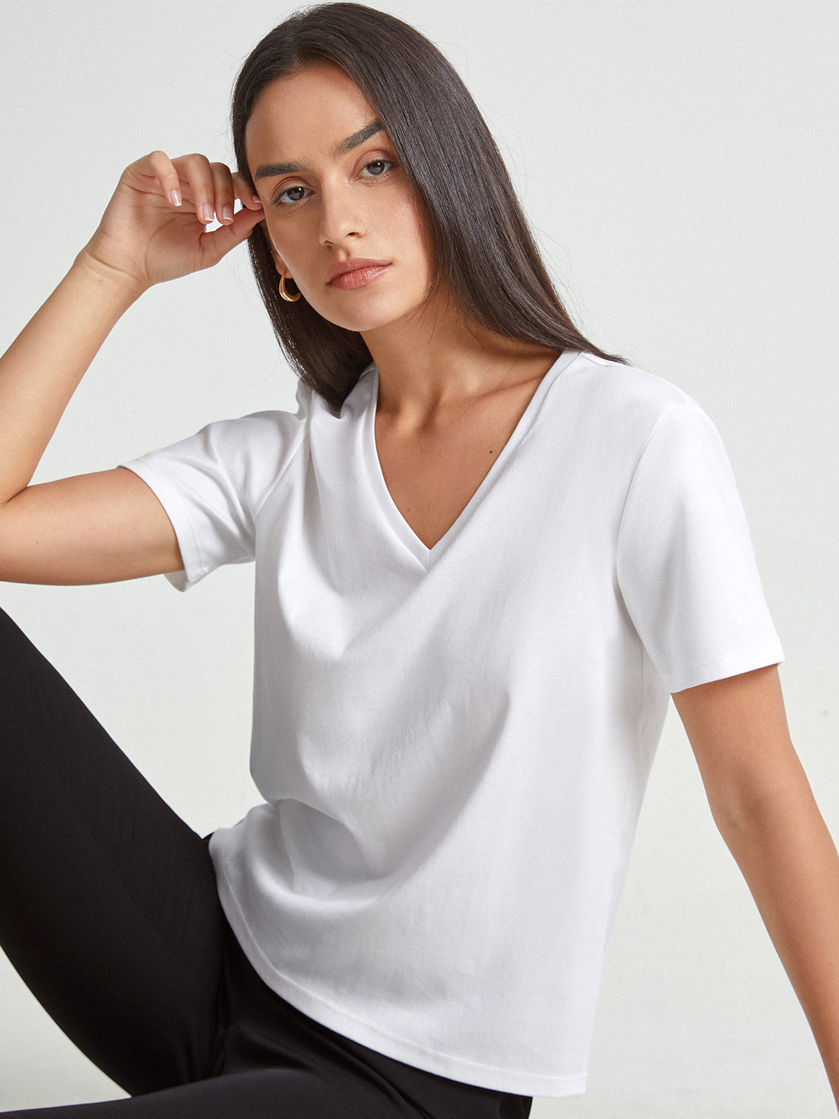 Basic Everyday V-Neck T-Shirt