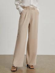 Evia Cotton Wide Leg Pants