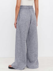 Georgia Buttoned Wide Leg Pants