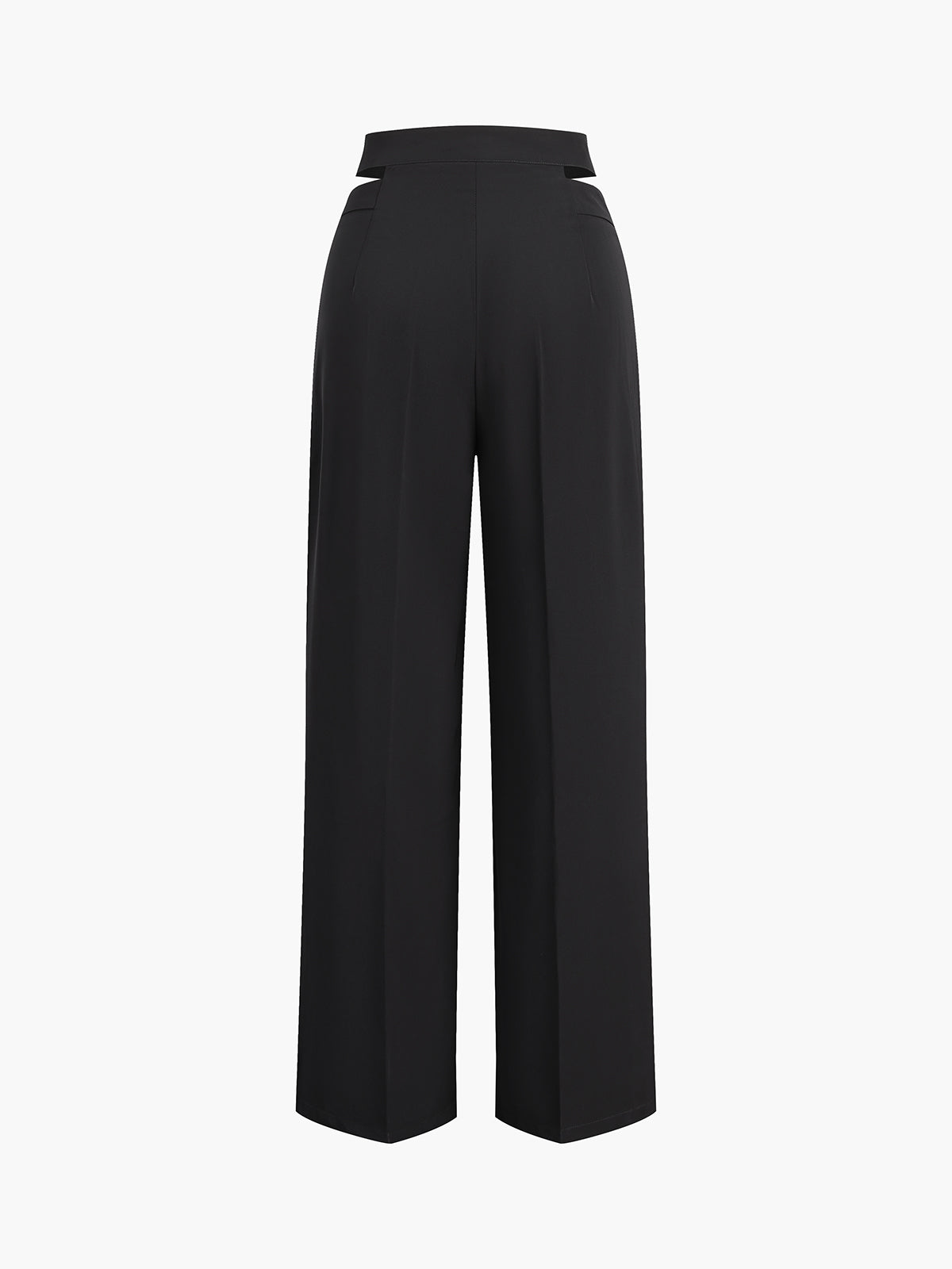 Waist Cutout Straight Leg Pants