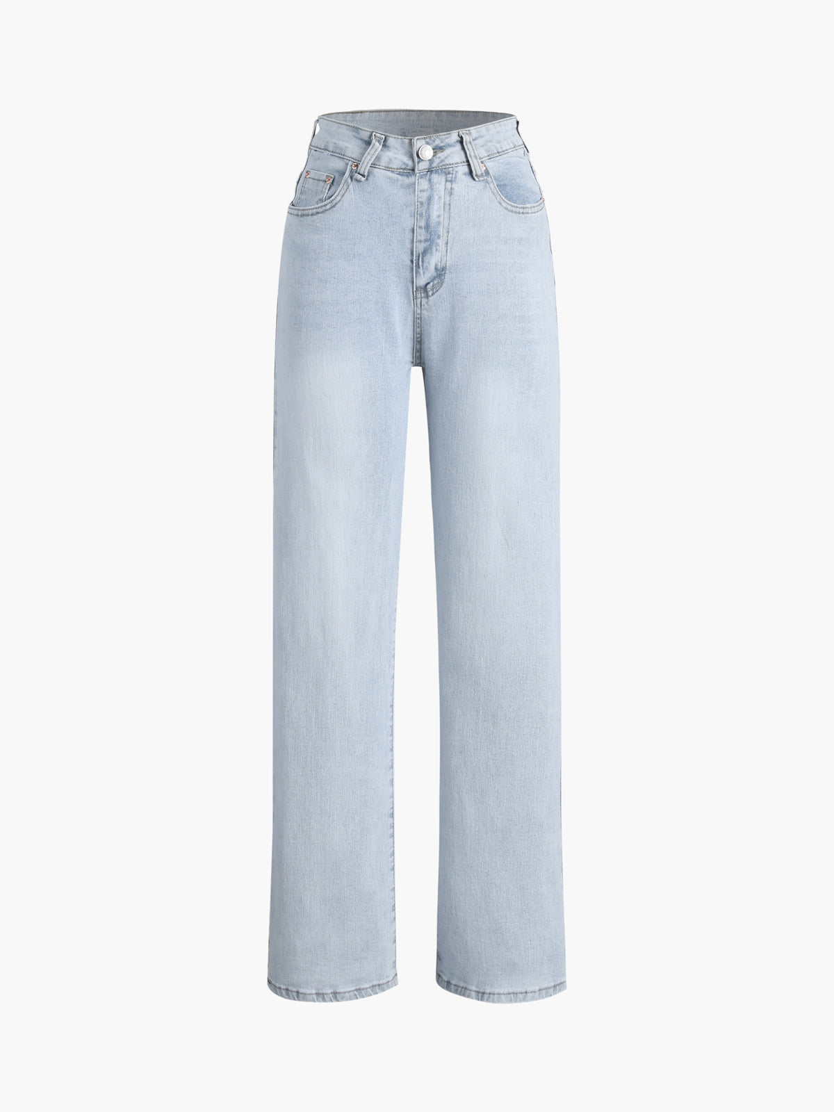 Boho Denim Straight Leg Jeans