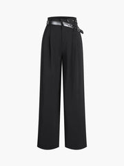 Street Belted Wide Leg Pants