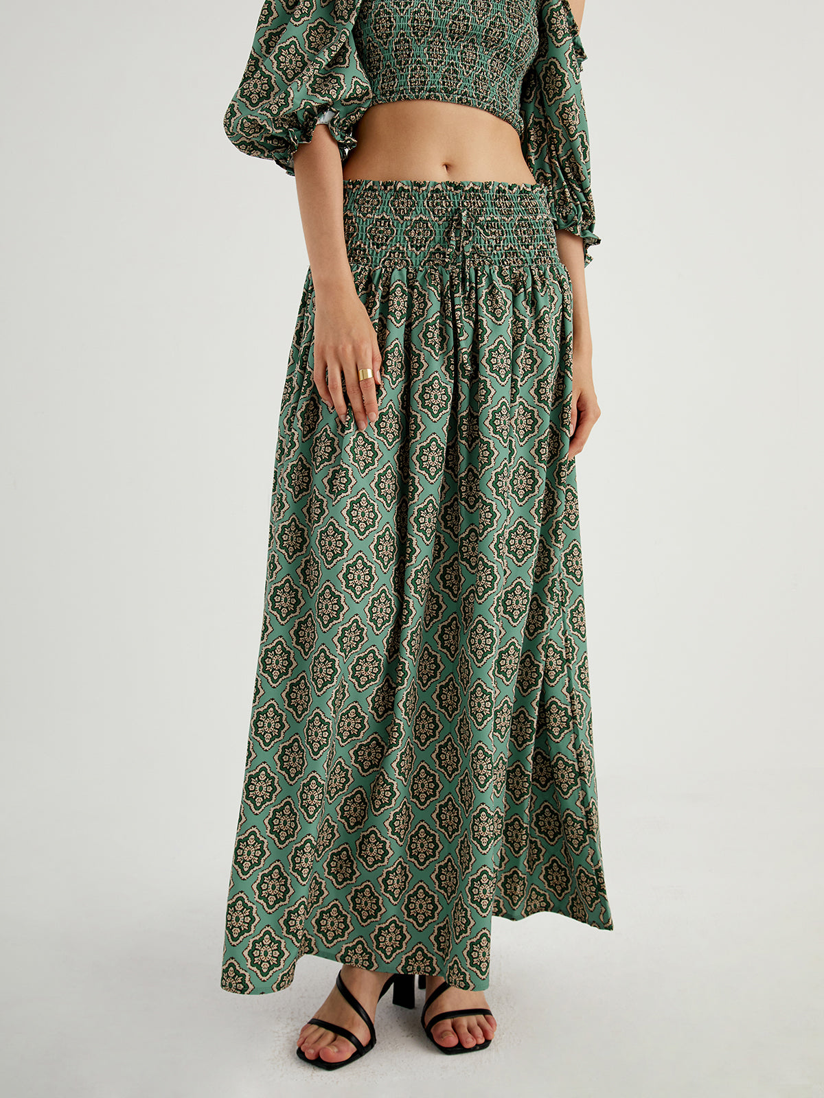 Moroccan Vibe Long Skirt