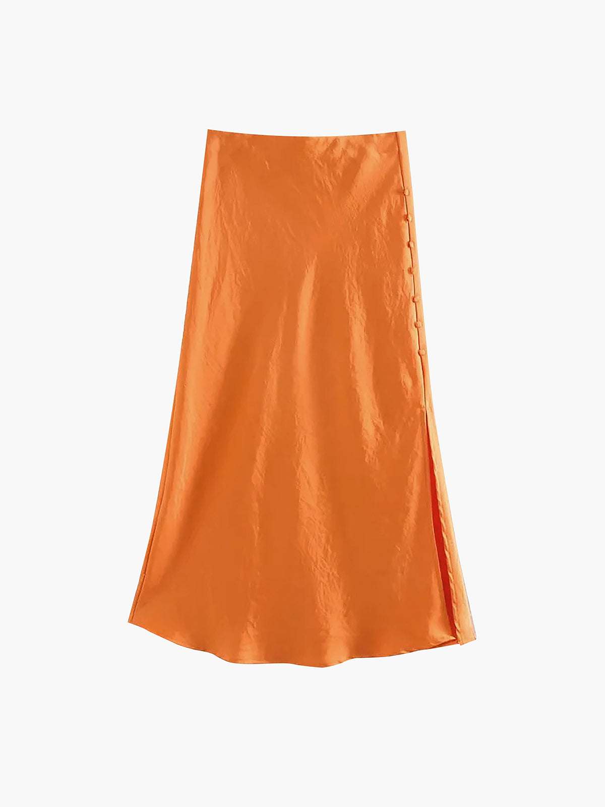 Sunset Satin Midi Skirt