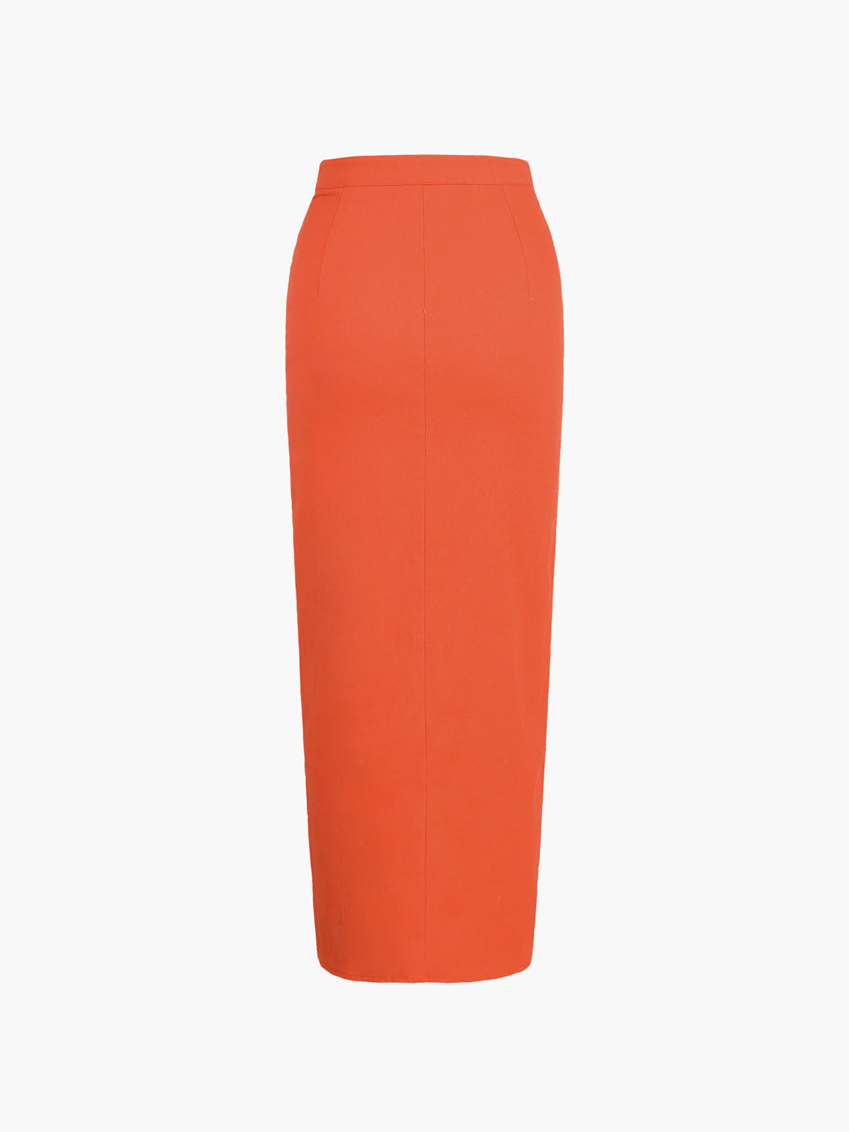 Vitamin C Tie Front Two Piece Skirt Set