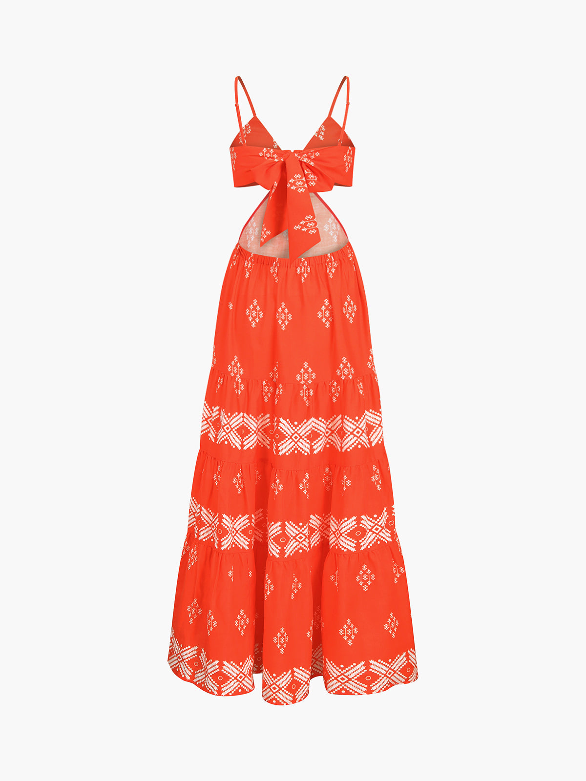 Summer Sunrise Cutout Long Dress