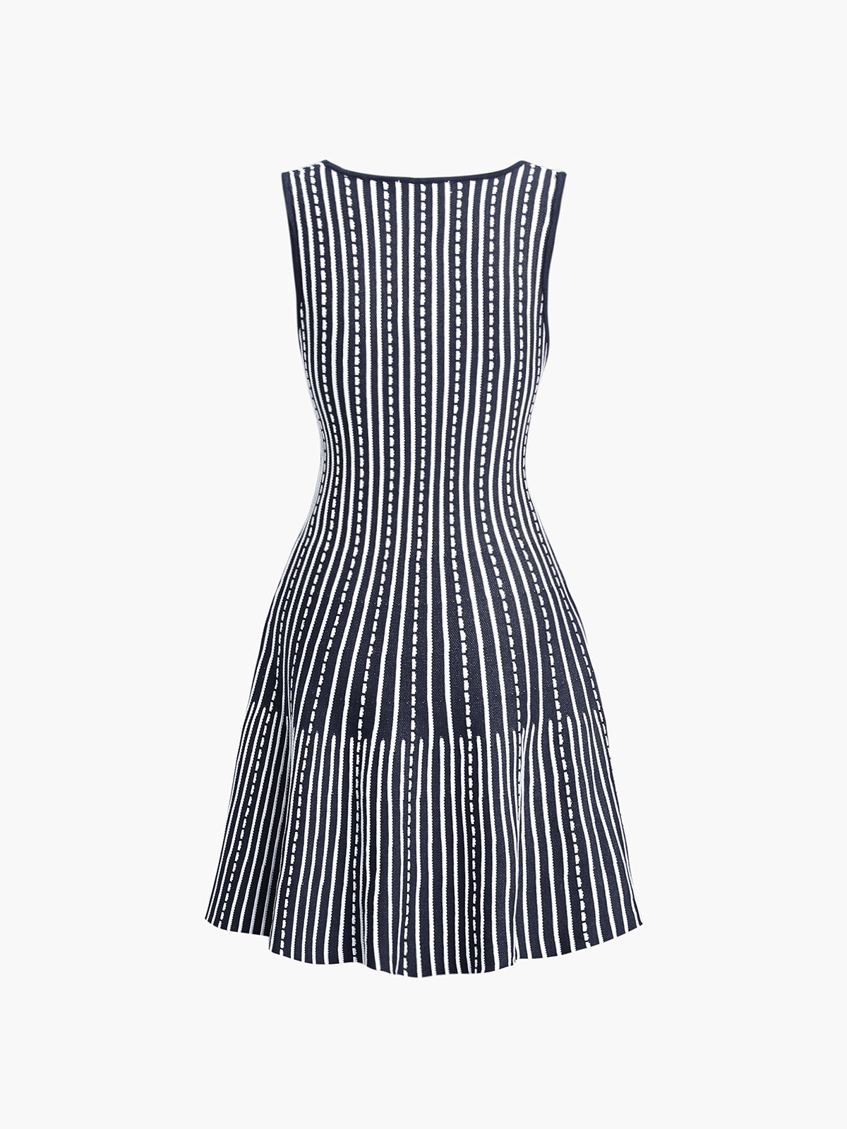 Zebra Print Knit Short Dress