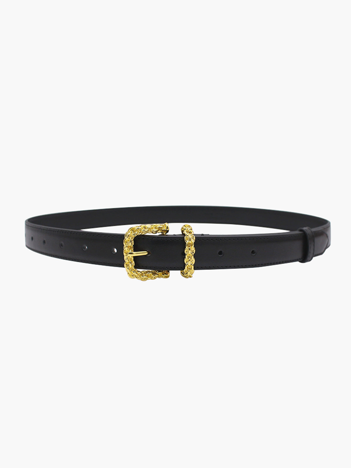 Shades of Gold Leaather Belt