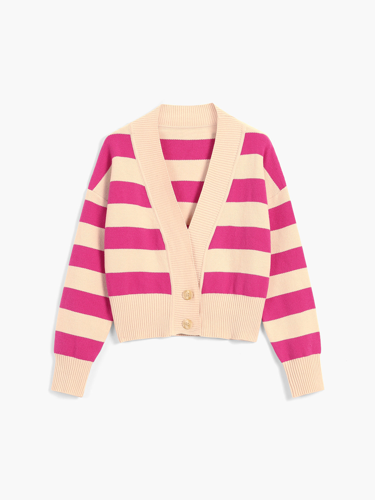 Macaron Melody Stripe Cardigan