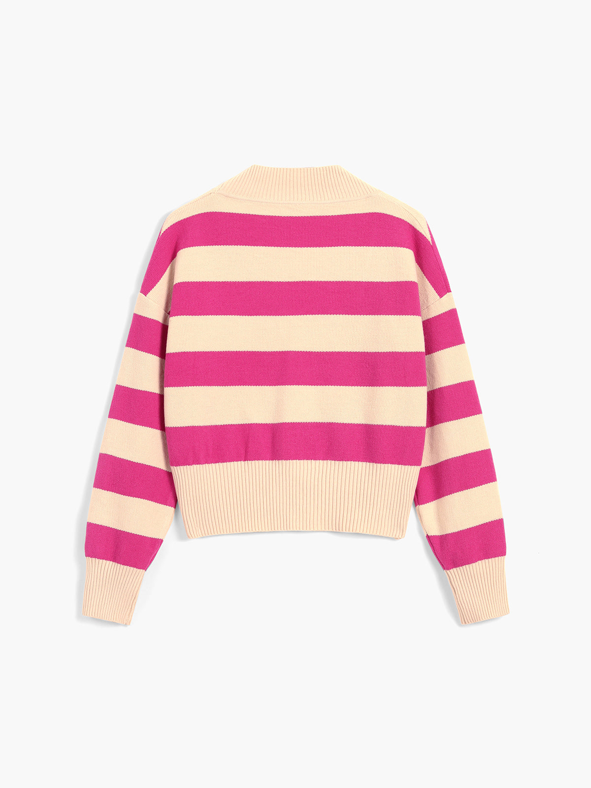 Macaron Melody Stripe Cardigan