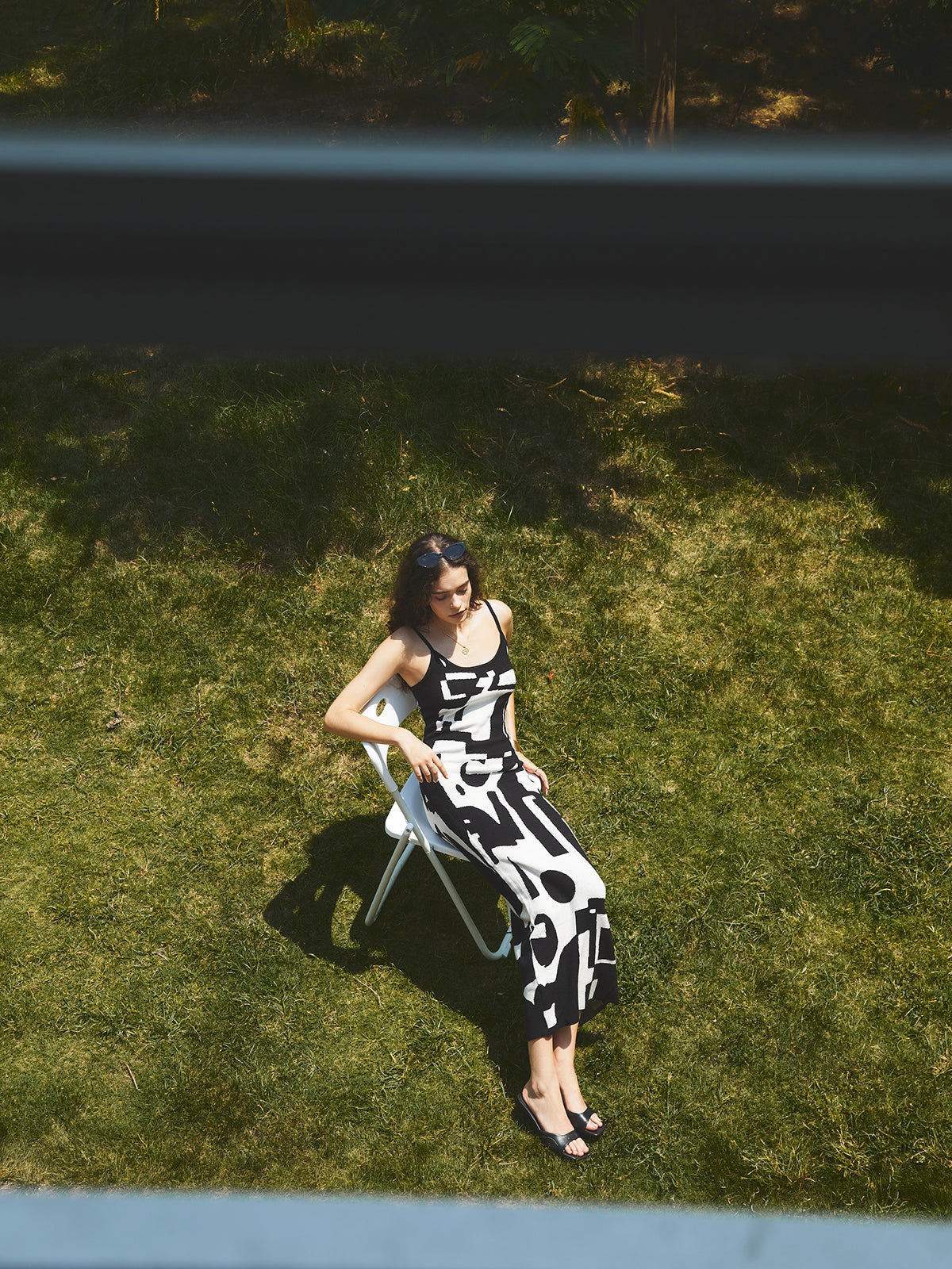 Zebra Print Long Sweater Dress