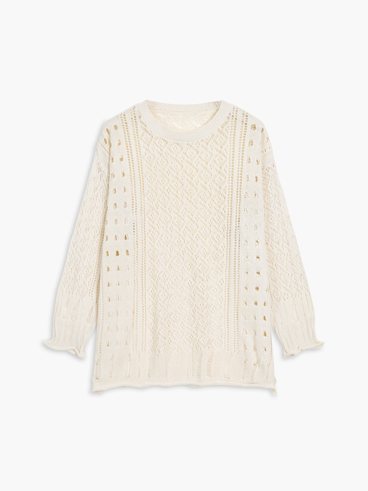 Leisure Eyelet Sweater