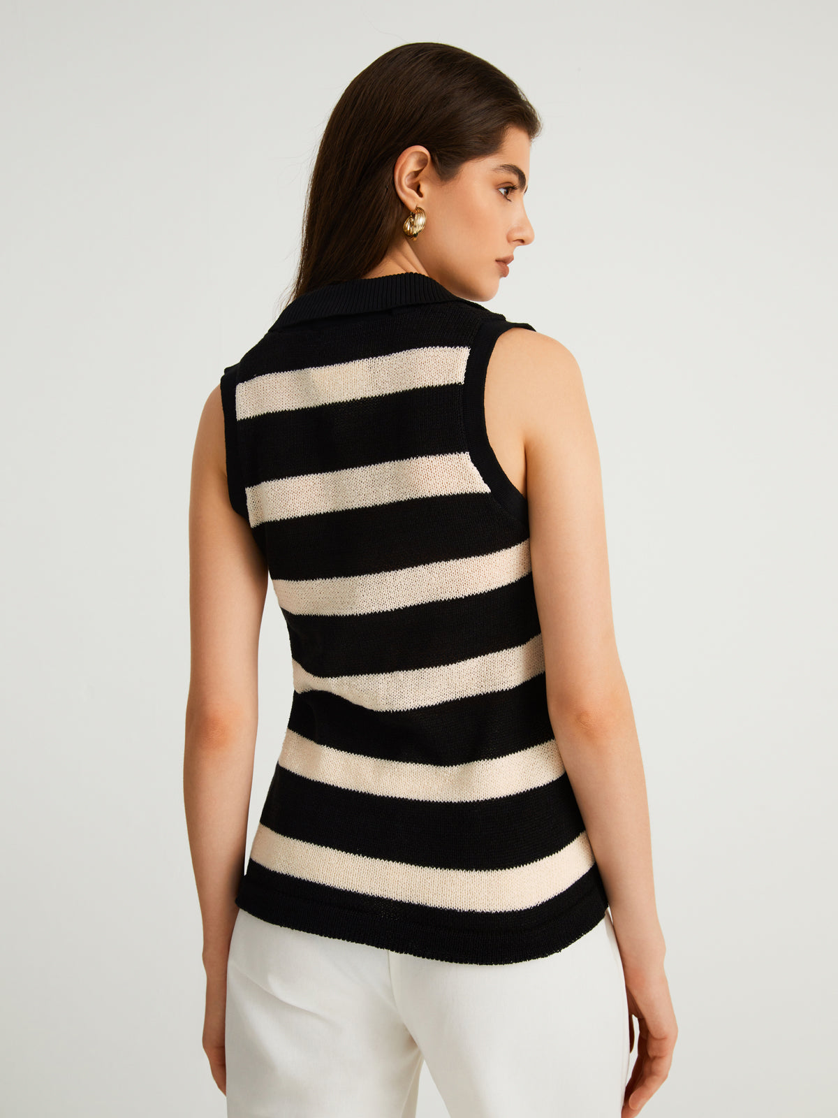 Old Money Aesthetics Stripe Vest