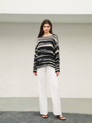 Winter Hill Stripe Pullover Sweater