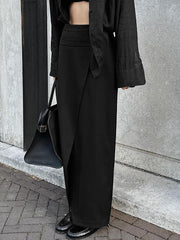 Asymmetric Layer Maxi Skirt