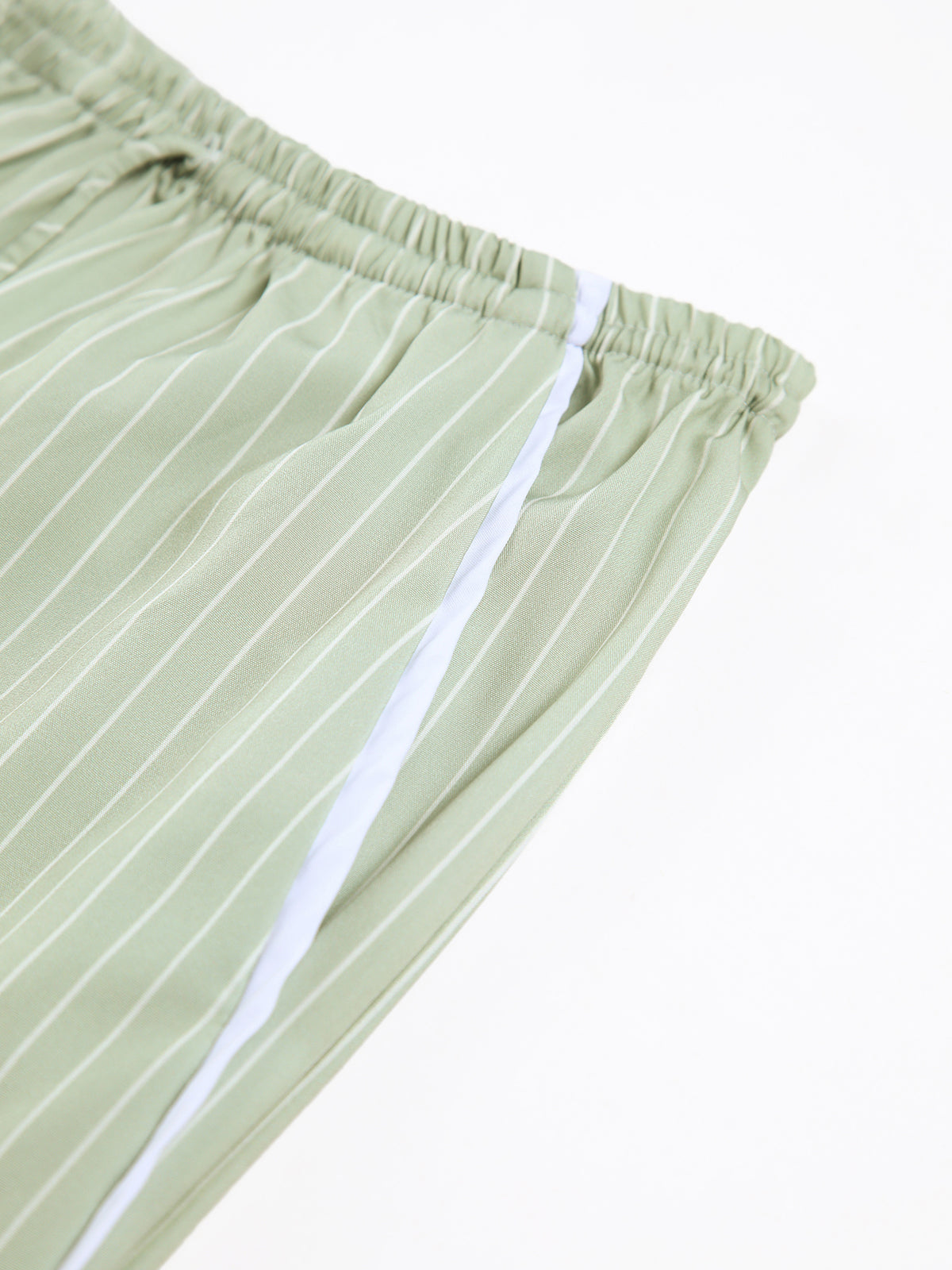 Greeness Pinstripe Wide Leg Pants