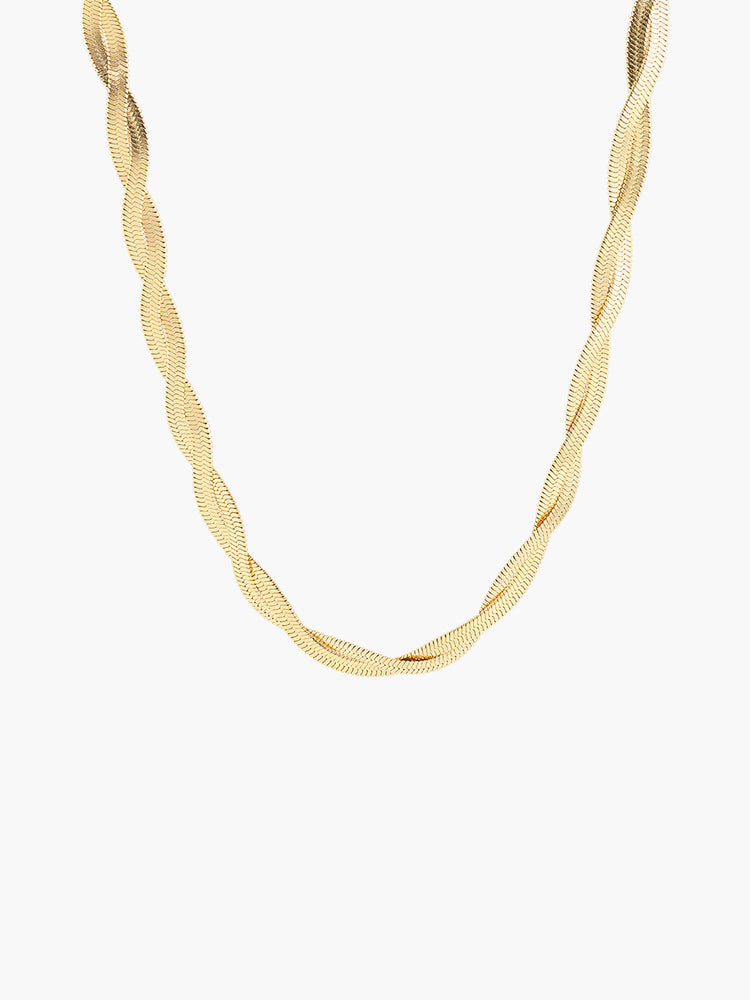 Twist Snake Shape Necklace