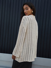 Skip The Line Open Knit Sweater