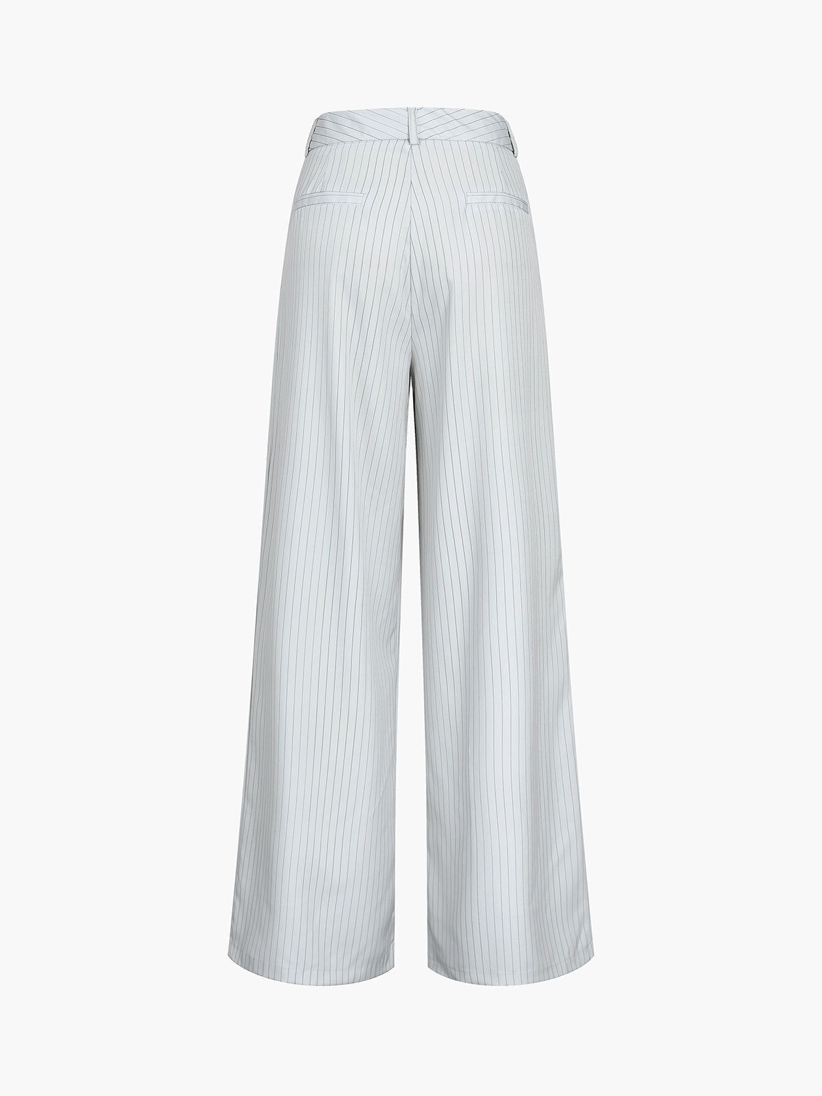 Pinstripe Wide Leg Pants