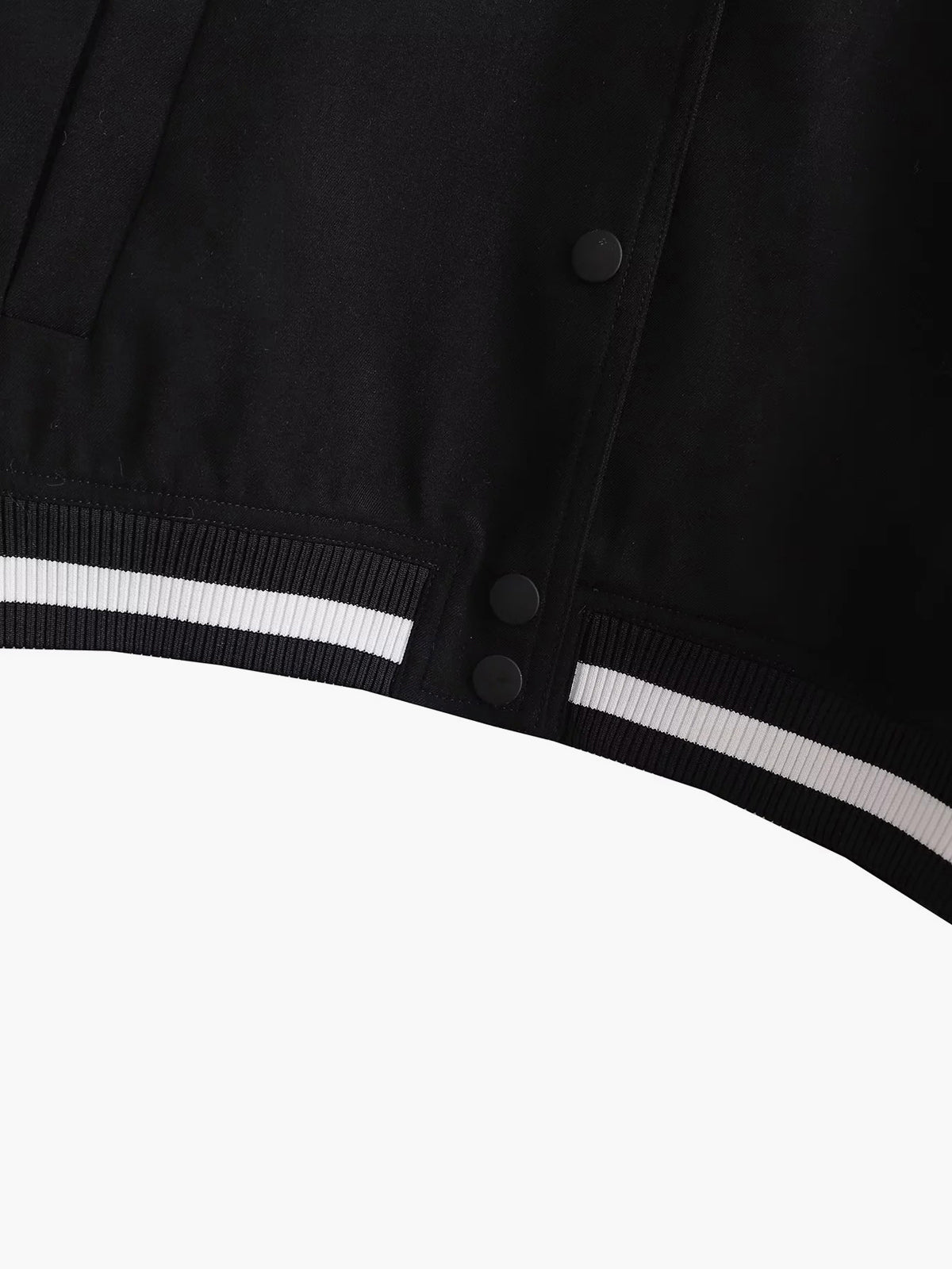 Living Easy Contrast Trim Bomber Jacket