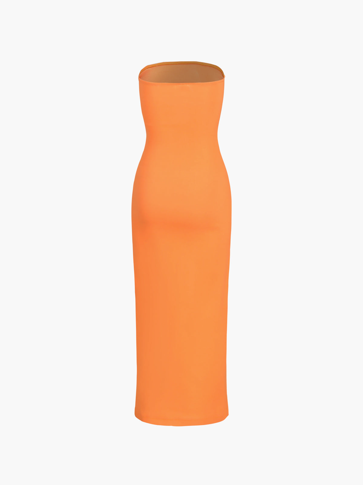 Vitamin C Cutout Tube Midi Dress