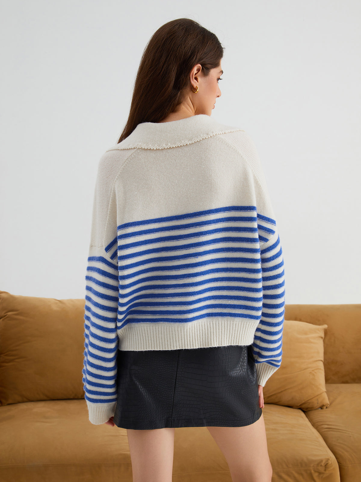 Sea Soul Stripe Oversized Sweater