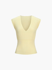 Limoncello Rib Knit Top