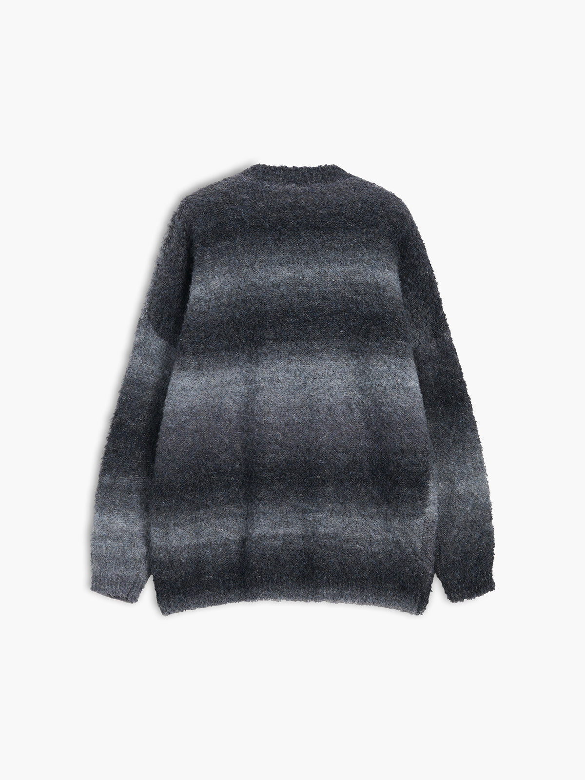 Oversized Ombre Dusk Fuzzy Sweater