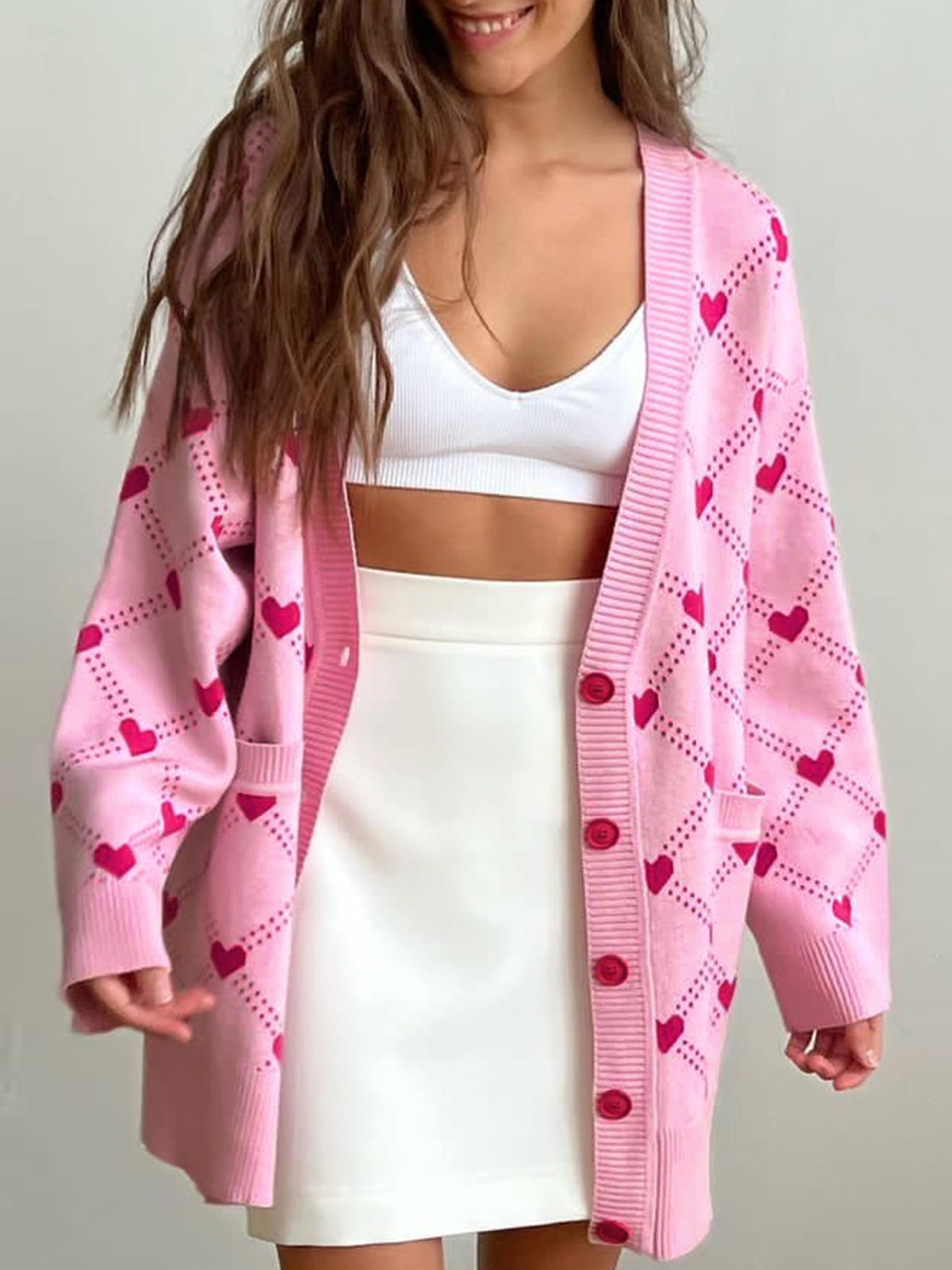 Steal Your Heart Oversized Cardigan