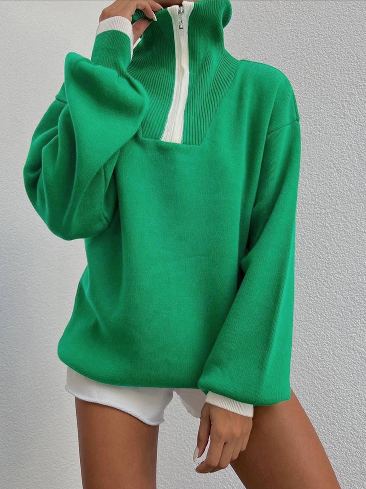 Under The Influence Collared Sweater