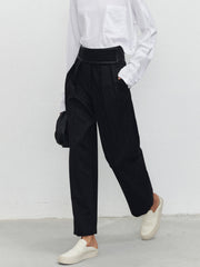 Hook-and-Loop Fastener Velcro Dress Pants