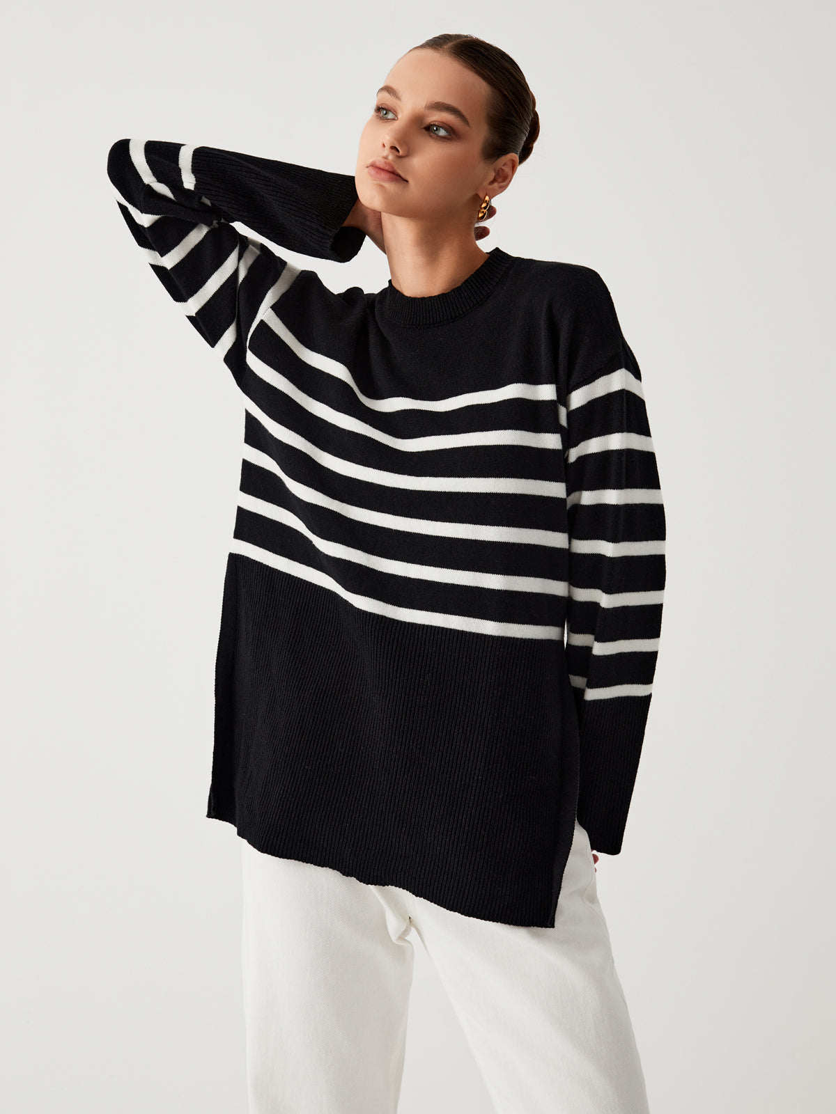 Into You Oversized Stripe Sweater