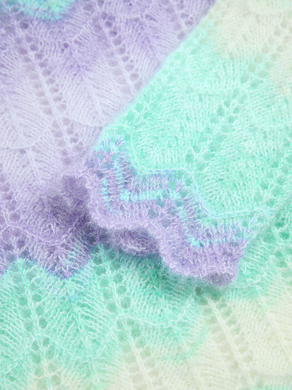 Ombre Aurora Eyelet Sweater