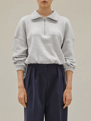 Utility Polo Sweatshirt