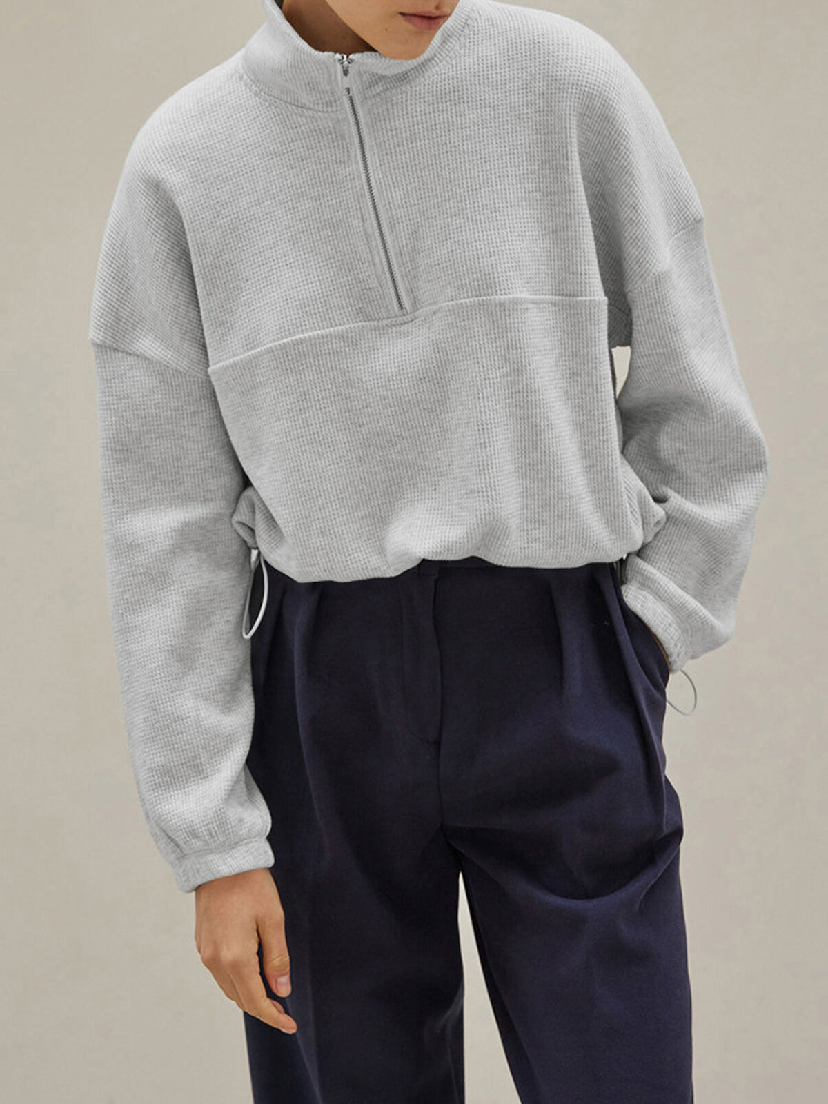 Utility Polo Sweatshirt