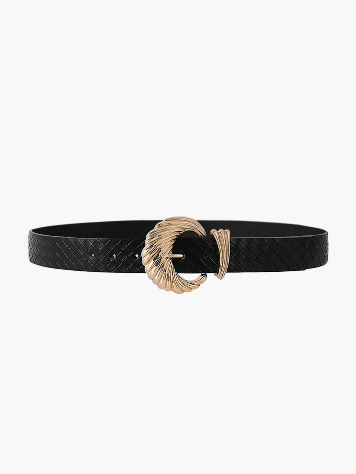 Shell Braided Leather Belt