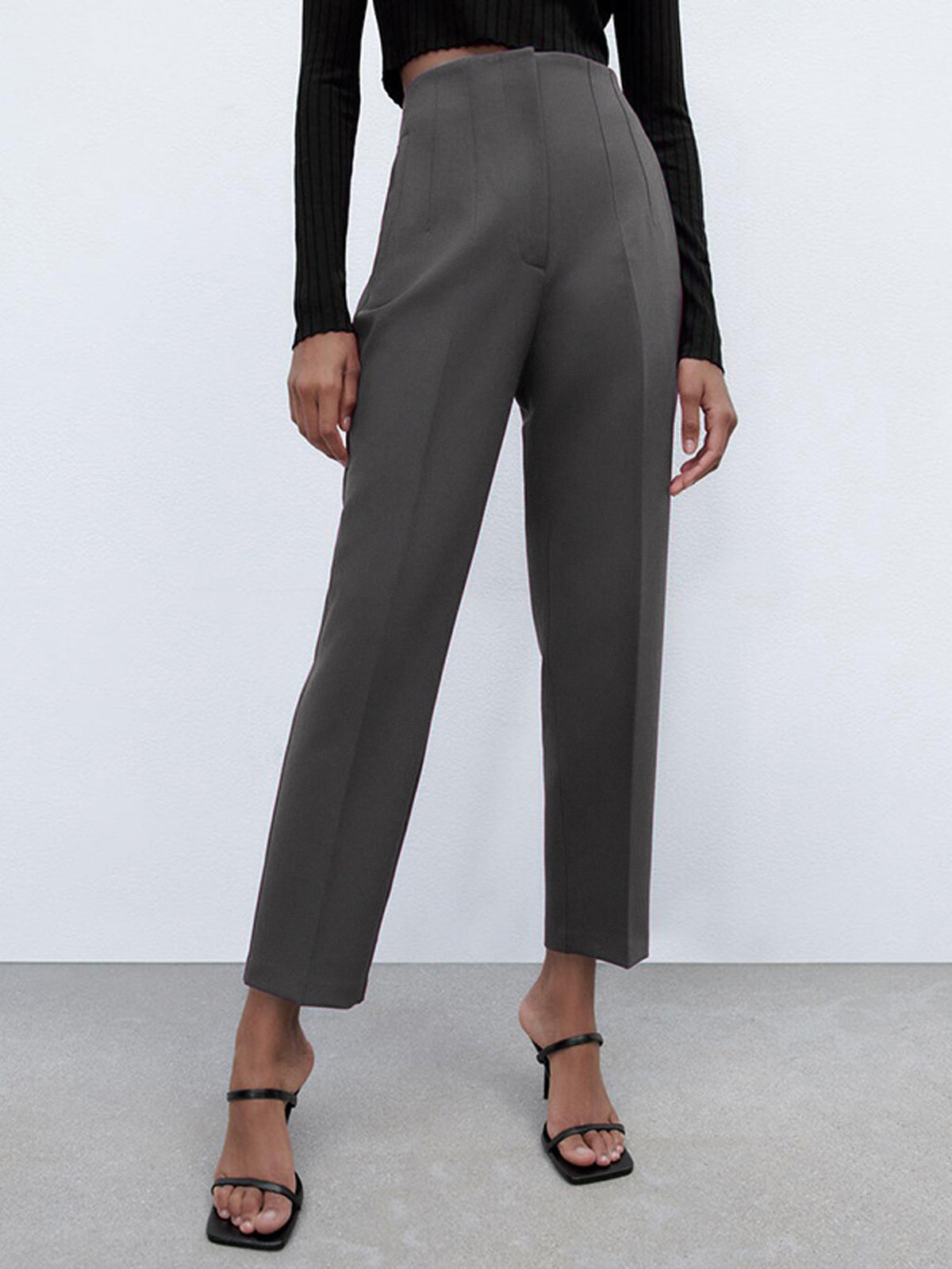 Smart Crop Straight Leg Pants