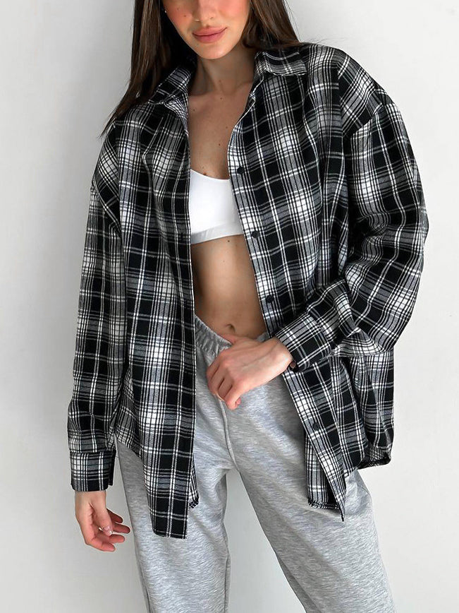 Checkered Oversized Shirt