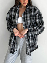 Checkered Oversized Shirt