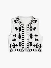 Cowgirl Embroideried Floral Vest