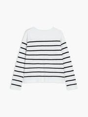 Old Money Aesthetics Stripe Cardigan