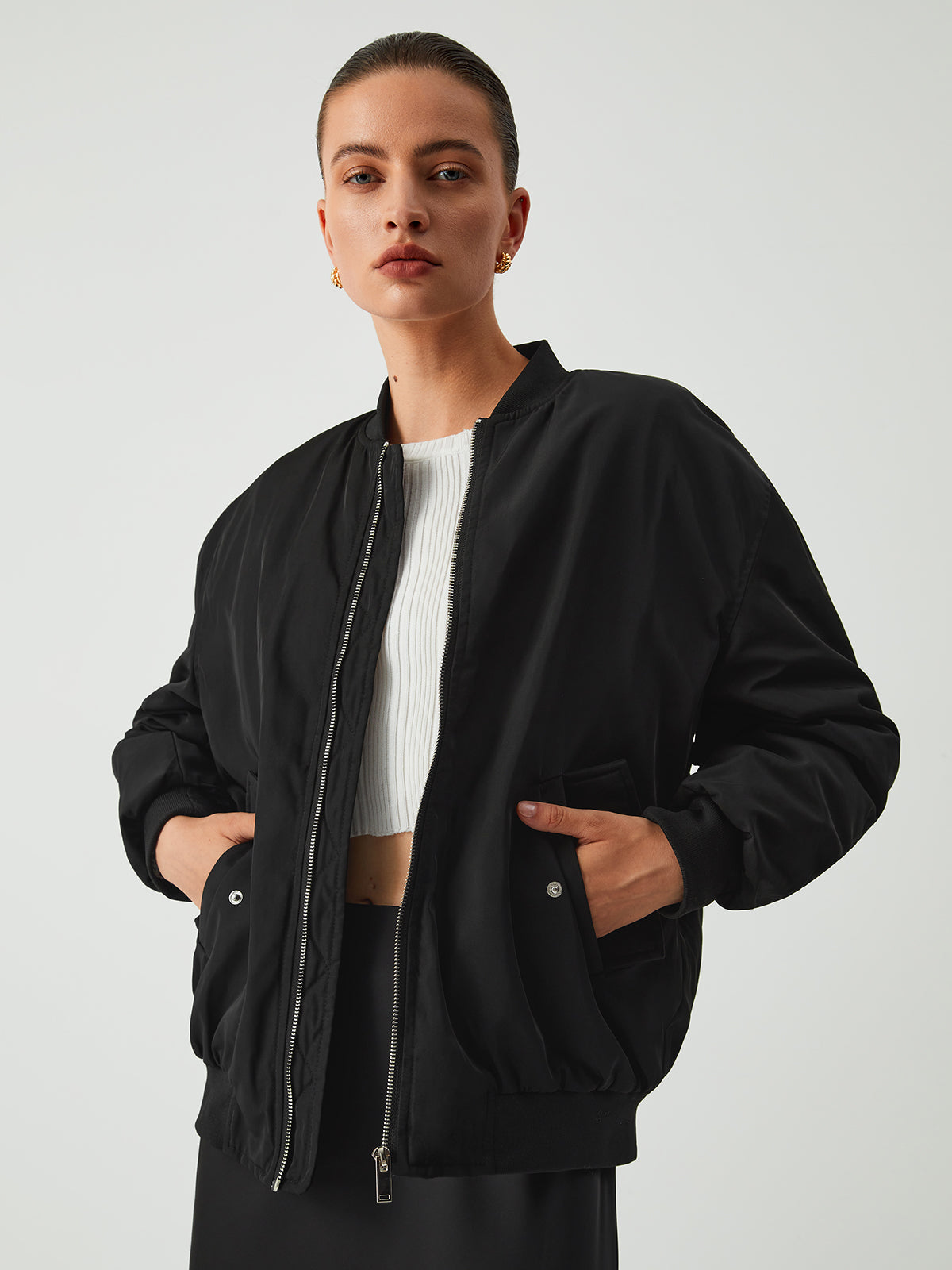 Eyes On Me Bomber Jacket