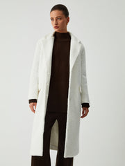 Needed You Fleece Trench Coat